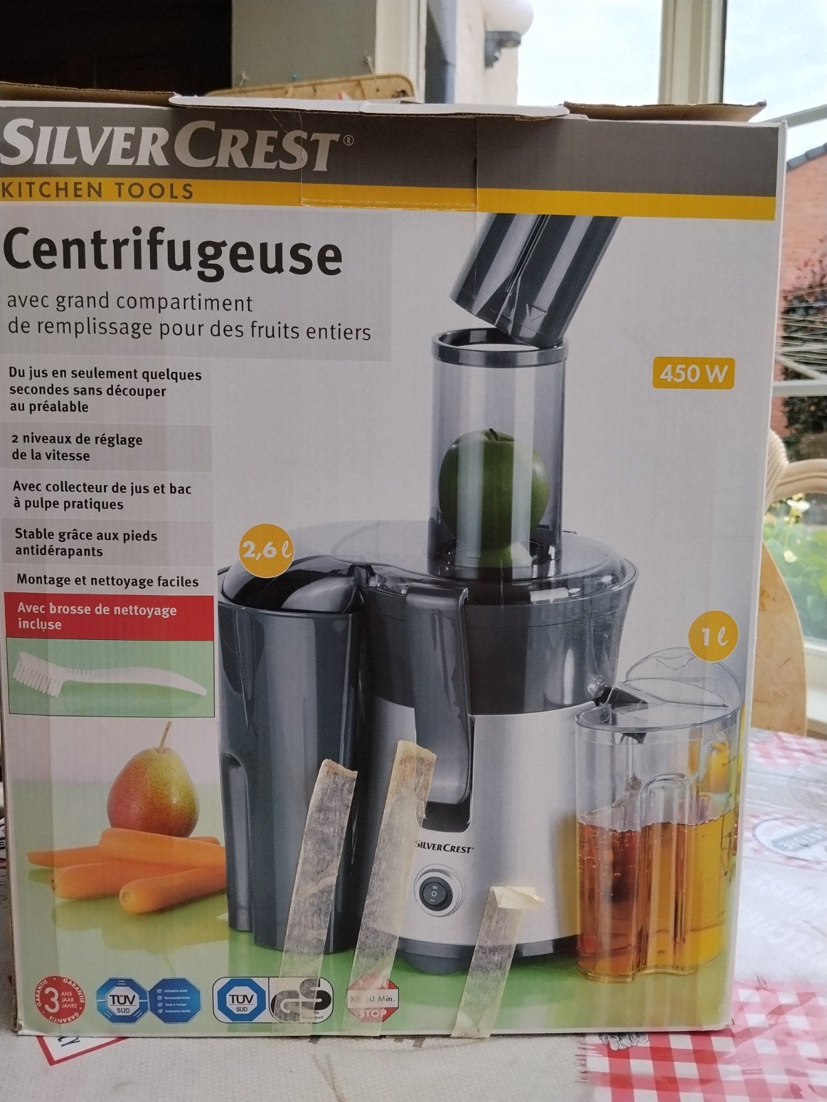 Pressoir à fruits et légumes, Enlèvement