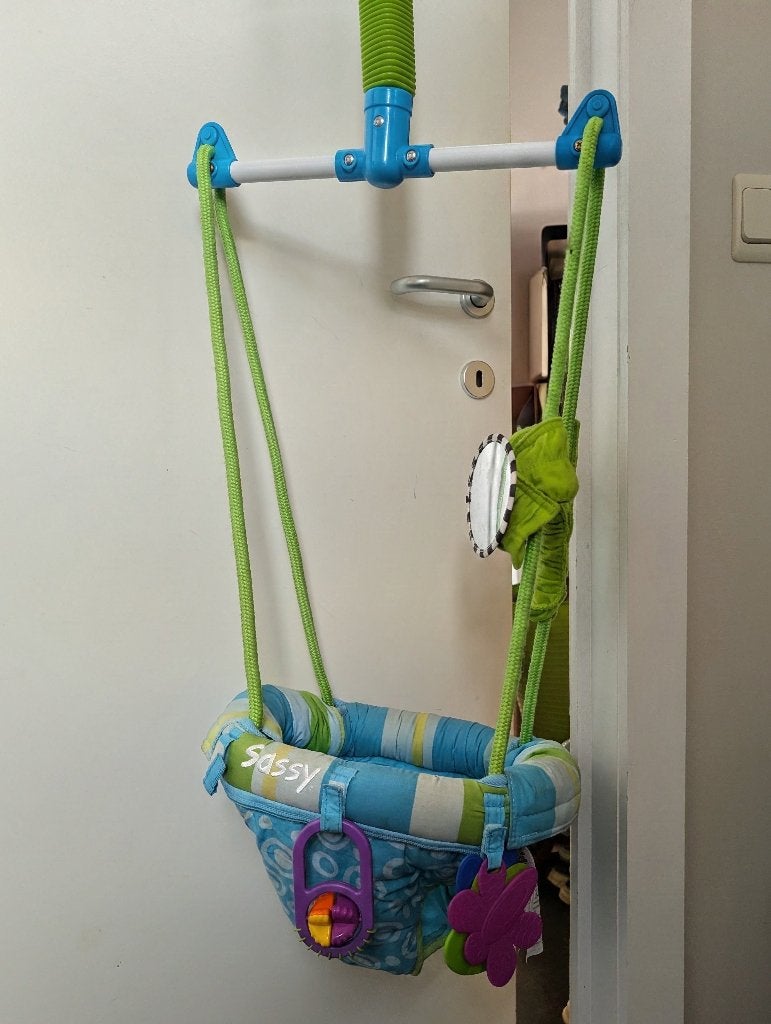 Deurspringer / springstoel baby, Kinderen en Baby's, Ophalen, Gebruikt, Jongen of Meisje