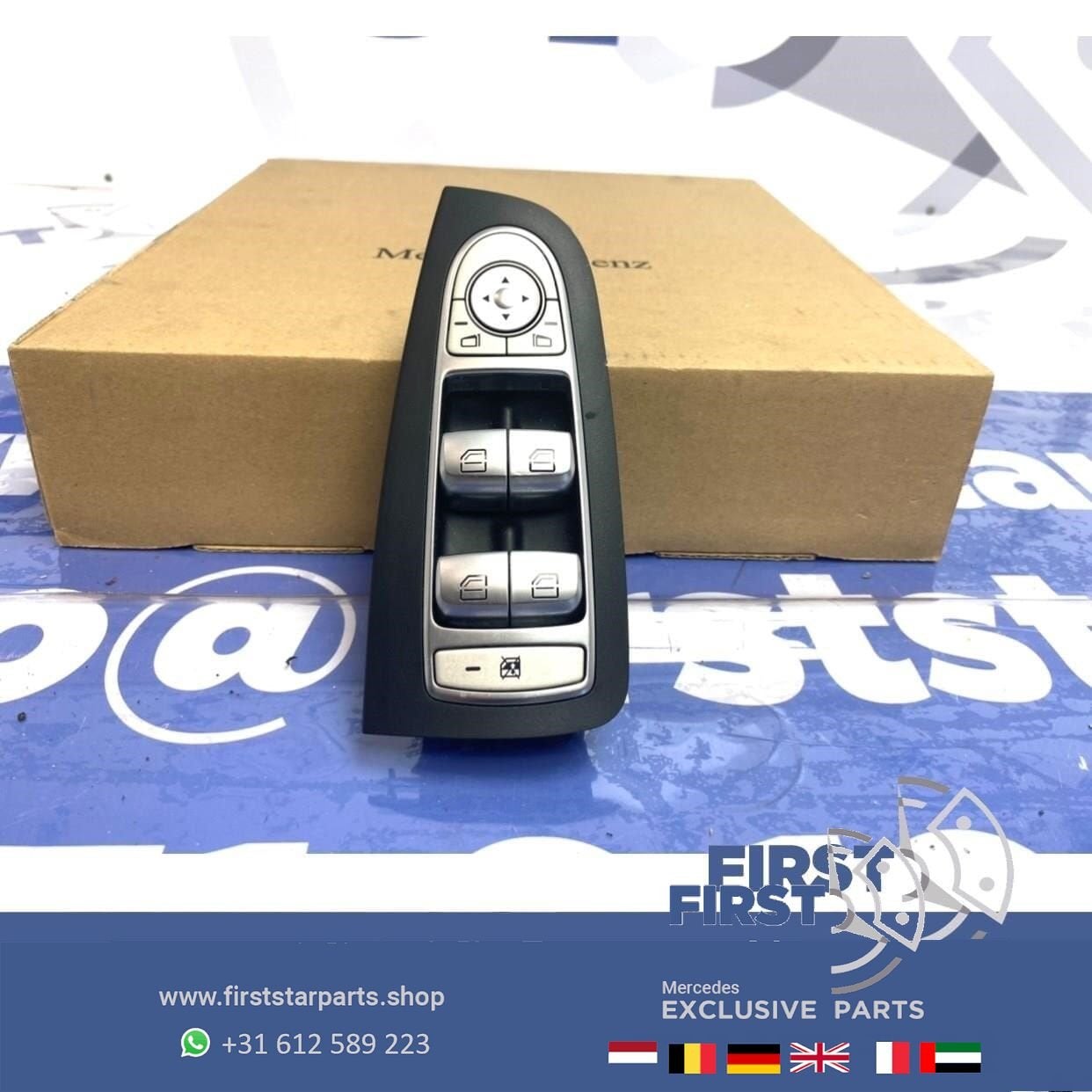 W205 W213 RAAM BEDIENING SCHAKELAAR Mercedes C + E Klasse 20, Utilisé, -, -, Enlèvement ou Envoi