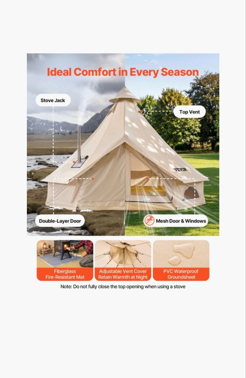 tent nieuw, Jardin & Terrasse, Voiles d'ombrage, Enlèvement, Neuf