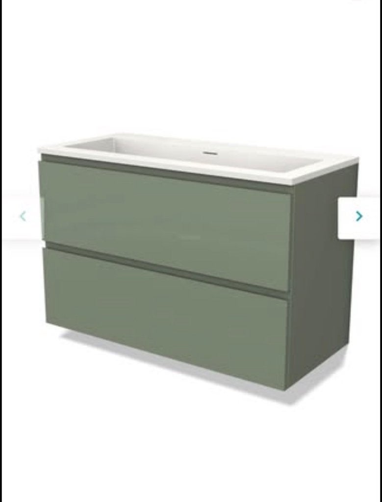 Nieuw badkamermeubel + spiegel merk Burghdad, Maison & Meubles, Neuf, Moins de 100 cm, Meuble lavabo, 100 à 150 cm