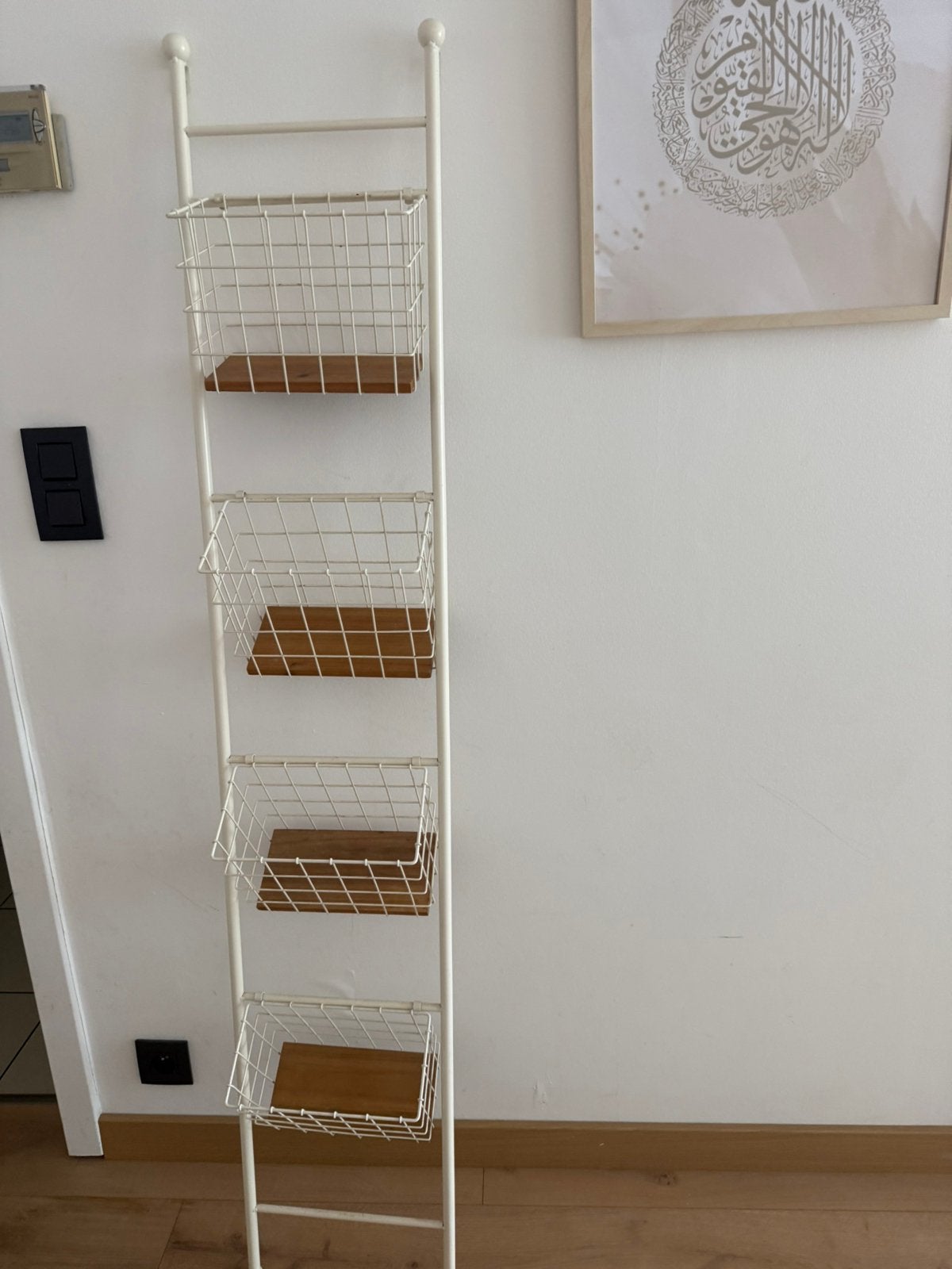 Etagere echelle porte panier murale zara home, Bricolage & Construction, Enlèvement ou Envoi, Comme neuf