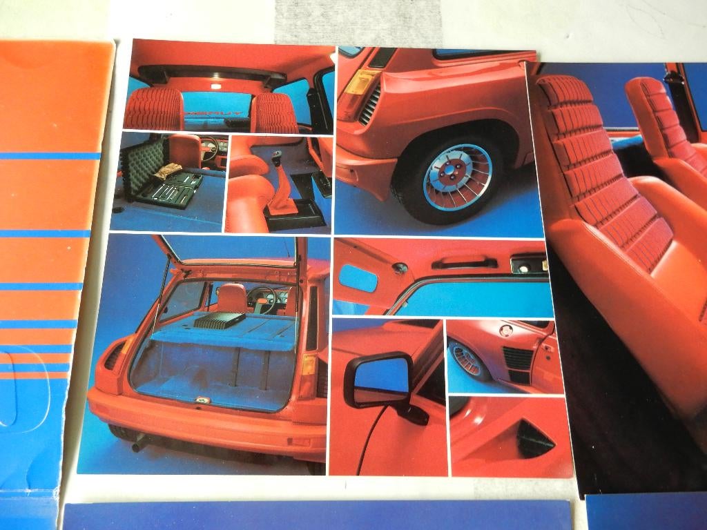 Brochure R5 Turbo 1 in goede staat, Ophalen, Renault