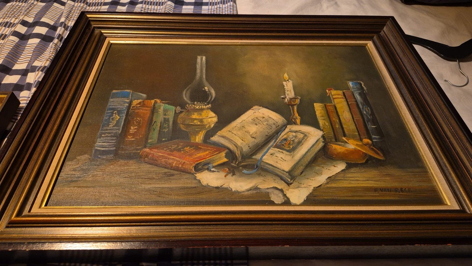 schilderij op doek 87x67, Enlèvement, Toile