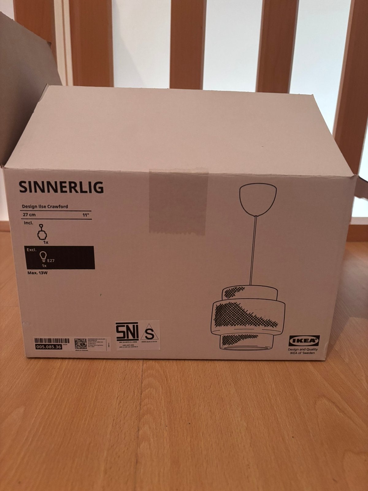 Suspension IKEA SINNERLIG 27 cm – Bambou naturel, Enlèvement ou Envoi, Neuf