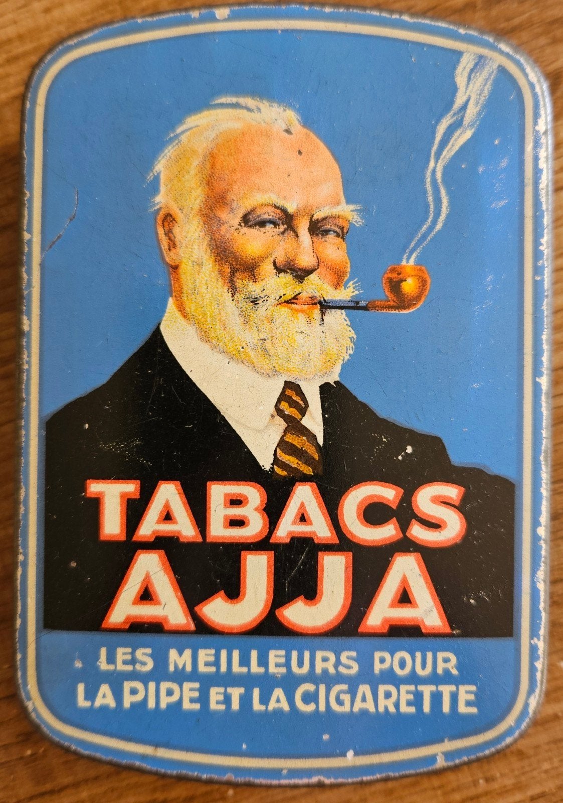 AJJA Tabacs oud tabaksblik, Enlèvement ou Envoi, Comme neuf, Emballage
