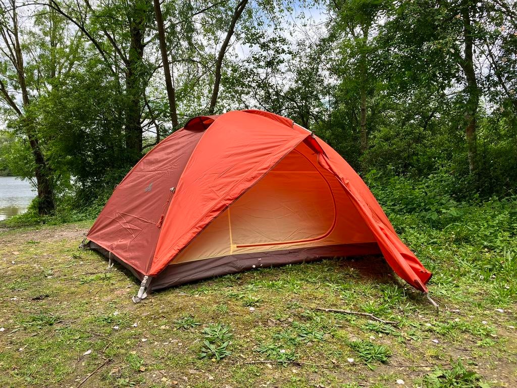 Tent - Vaude Campo 3 terracotta, Ophalen, Zo goed als nieuw, Tot en met 3