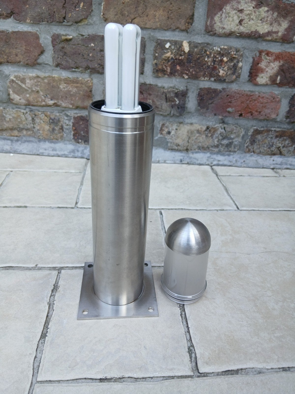 buitenverlichting, Ophalen, Inox