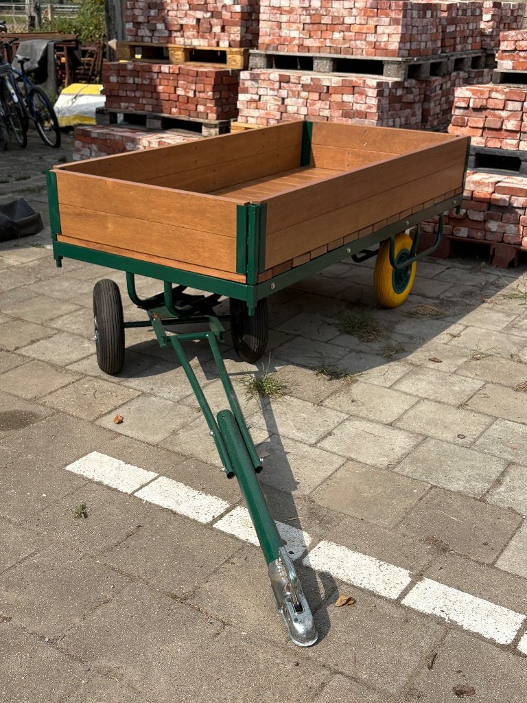 Platte kar met afneembare wanden en hoeken, Ophalen, Zo goed als nieuw, Transportkar