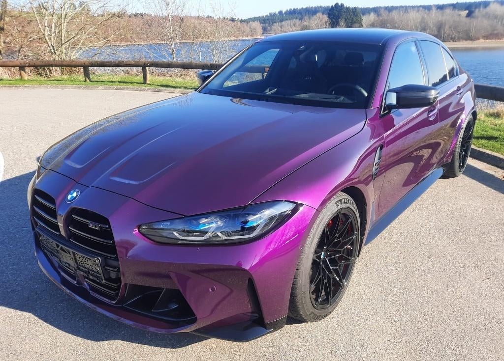 BMW M3 Competition twilight purple sièges baquets carbon, Cuir, Achat, 375 kW, Euro 6