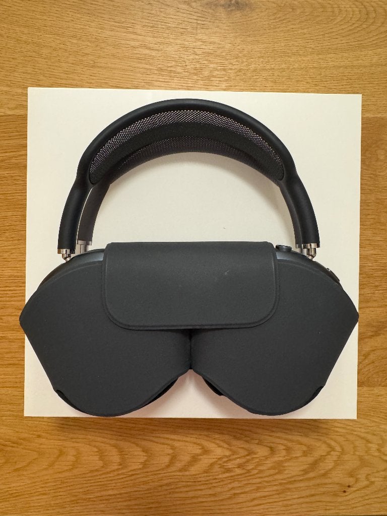 AirPods Max USB-C Zwart, Audio, Tv en Foto, Hoofdtelefoons, Ophalen, Draadloos, Gehoorbeschermer, Zo goed als nieuw
