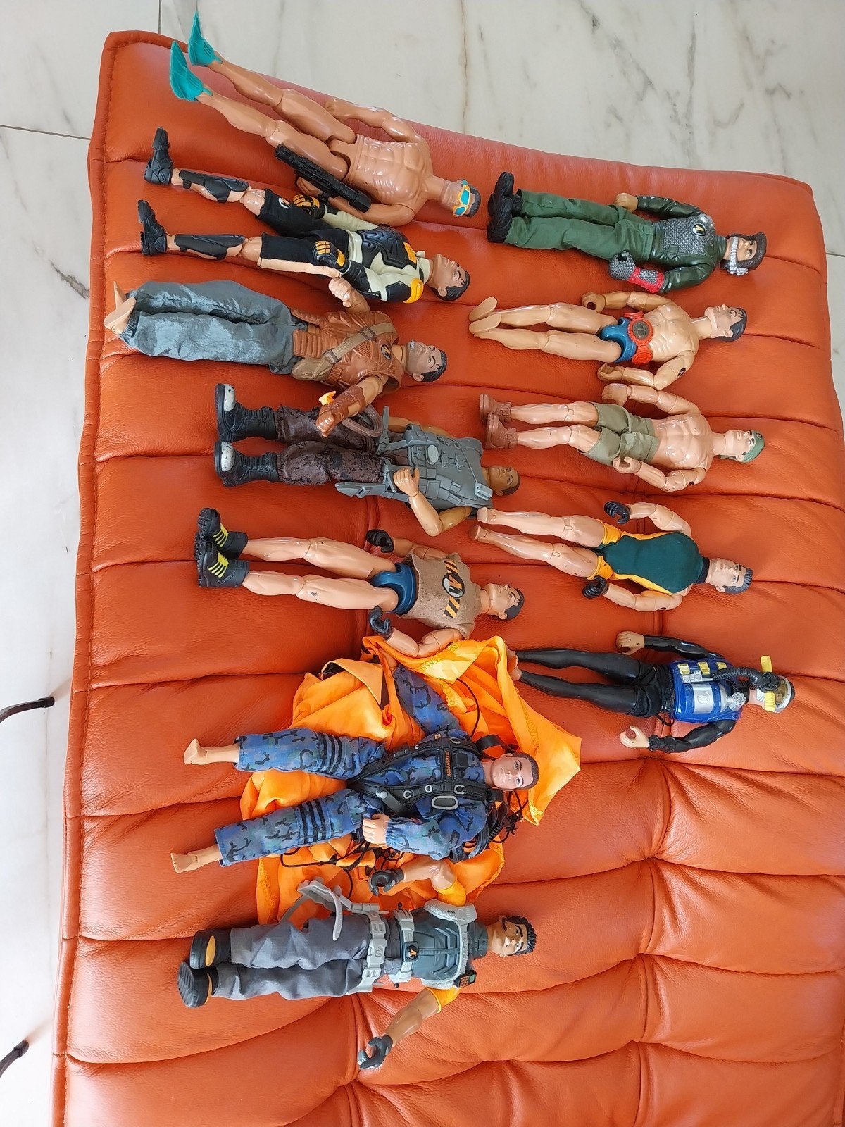 Een lot vintage action men en attributen, Ophalen