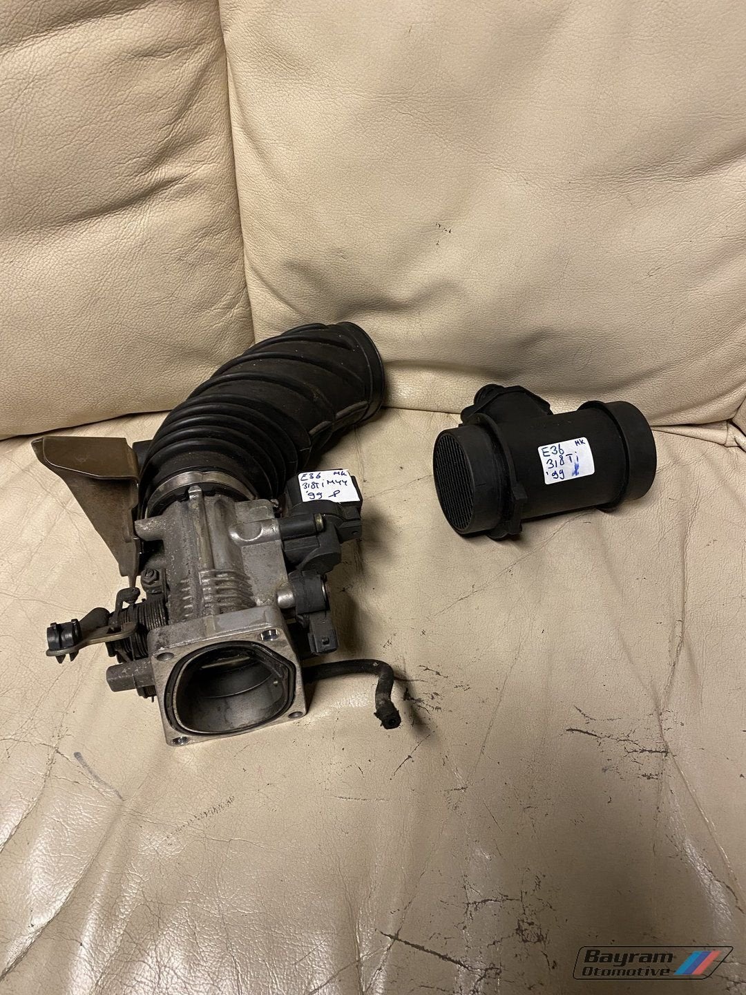 Bmw E36 318is gasklephuis m44 318ti Z3 3-serie luchtmassa, -, Utilisé, -, Enlèvement ou Envoi