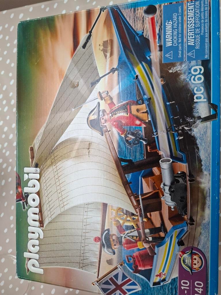 Playmobil boot Pirates, Ophalen