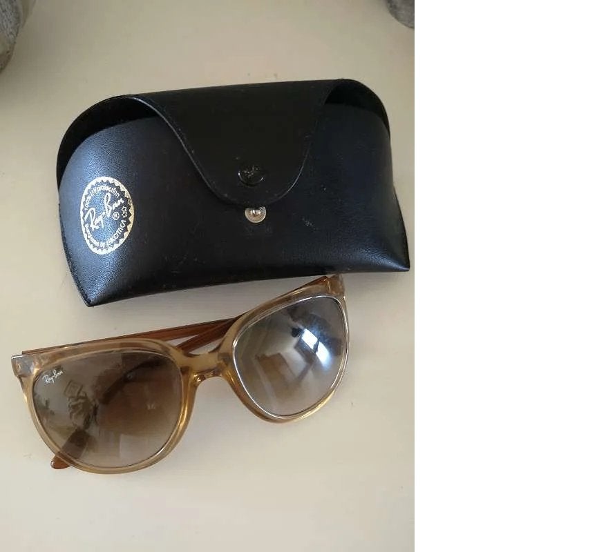 Ray-Ban Sonnenbrille, Handtassen en Accessoires, Zonnebrillen en Brillen | Heren, Oranje, Ophalen of Verzenden, Zo goed als nieuw