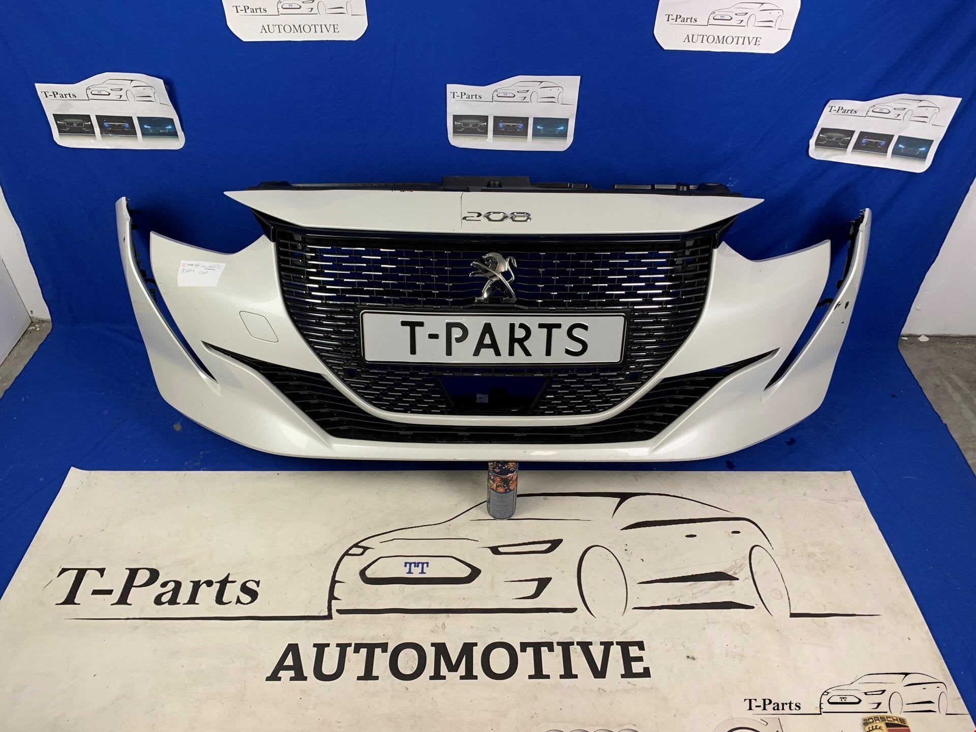 Peugeot 208 voorbumper grill bumper 2019+, Info@fabrikant.eu, Fabrikant BV, Voor, Nieuw