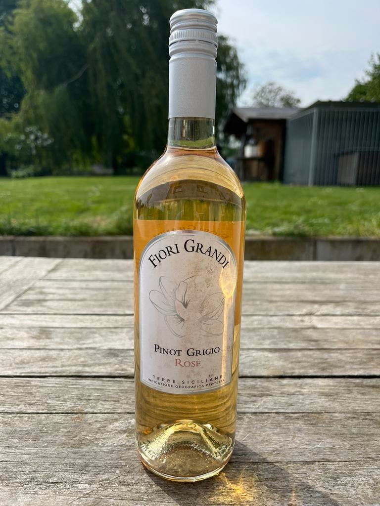 6 bouteilles de Pinot Grigio Rosé Fiori Grandi 2021, Neuf, Enlèvement ou Envoi, Pleine, Rosé