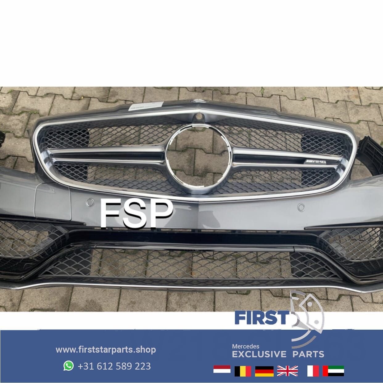 W218 CLS63 AMG FACELIFT BUMPER ORIGINEEL Mercedes CLS 63 KLA, Gebruikt, -, Voor, Ophalen of Verzenden