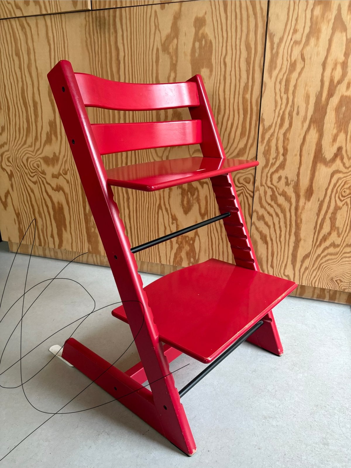 Stokke Tripp Trapp kinderstoel met kussenset, Kinderen en Baby's, Ophalen, Gebruikt, Meegroeistoel
