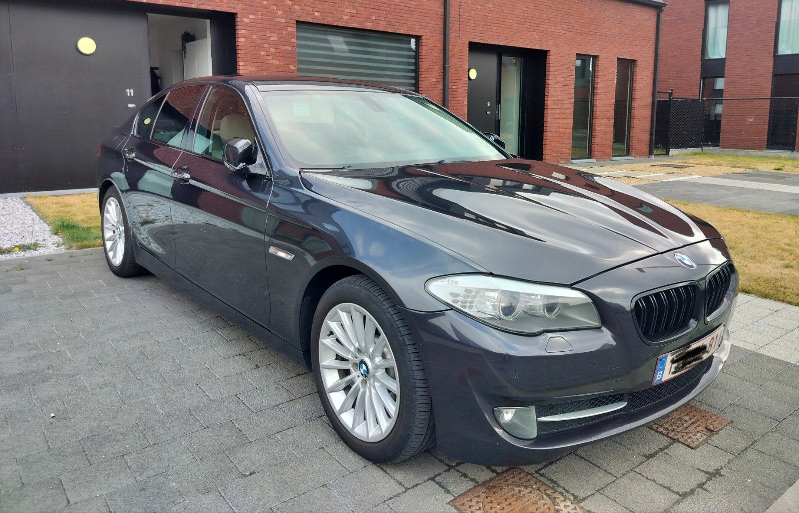 BMW 530d F10 2012 sport automaat nieuwe kettingset in, Autos, BMW, Cuir, Euro 5, Beige, Carnet d'entretien