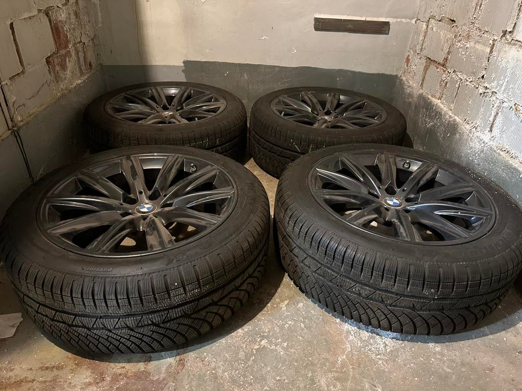 Bmw styling 634 velgen met michelin winterbanden, Auto-onderdelen, Ophalen, 18 inch, 245 mm, Winterbanden
