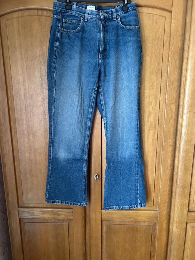 Dames jeans broek, Ophalen, Gedragen, Blauw