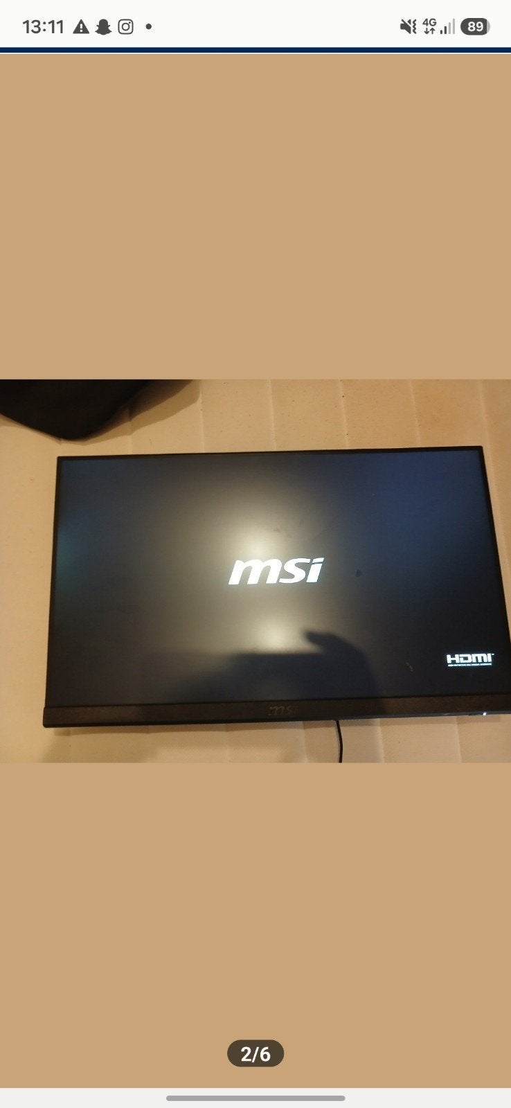 msi monitor 165 hz, Ophalen of Verzenden