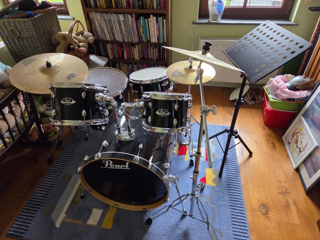 Batterie PEARL EXPORT complète, Muziek en Instrumenten, Drumstellen en Slagwerk, Ophalen, Pearl