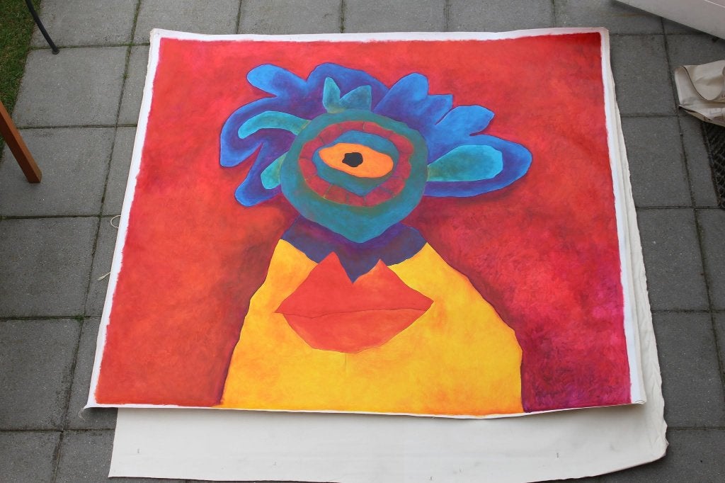 Gevonden ! Uit 2007 ! ~ 2 x 2 meter !, Antiek en Kunst, Ophalen