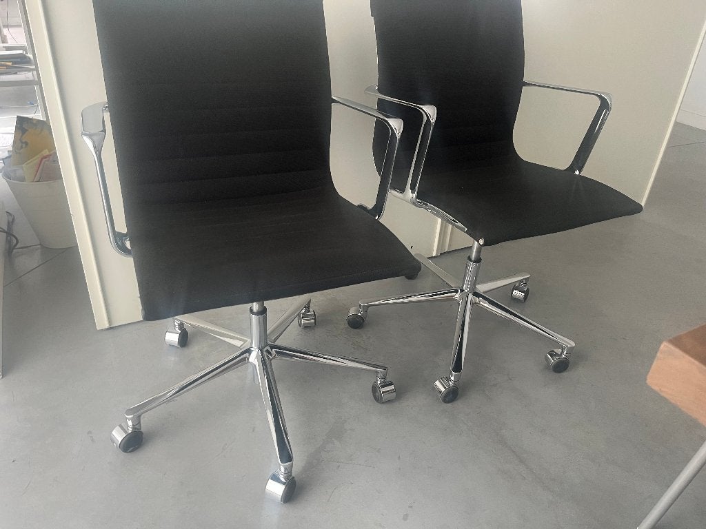 ICF bureaustoel, chaise de bureau, office chair, UNA chair, Ophalen, Zo goed als nieuw, Zwart, Bureaustoel