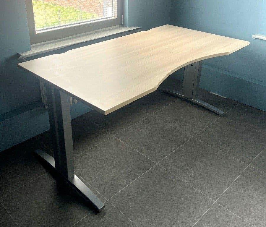 Verstelbare bureau, 170x90 cm, Maison & Meubles, Bureaux, 90 cm, Réglable en hauteur, Comme neuf, 170 cm