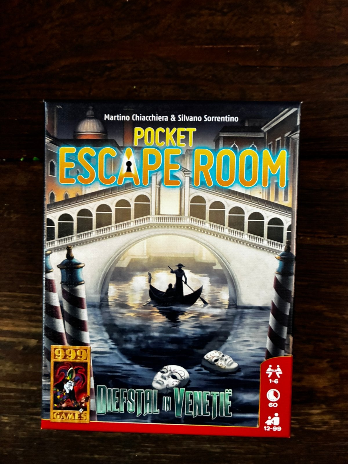 999games pocket escape room Venetie, Hobby en Vrije tijd, Ophalen, Zo goed als nieuw