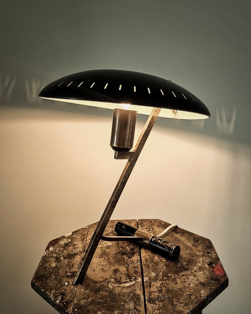 Louis Kalff Decora Z Tafellamp Philips, Huis en Inrichting, Ophalen, Bureaulamp, Gebruikt, Overige materialen