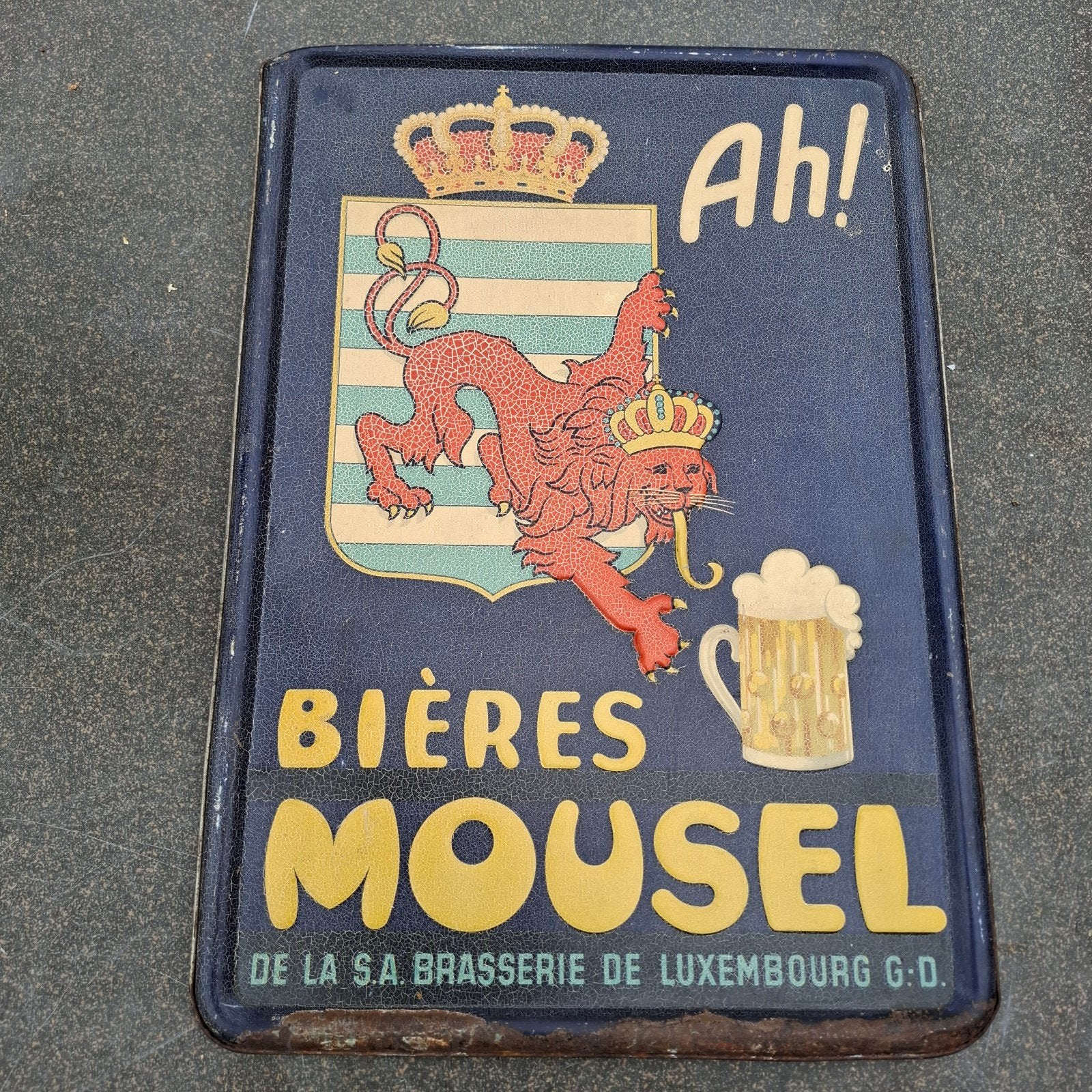 Bières Mousel Luxembourg Reklamee, Ophalen of Verzenden