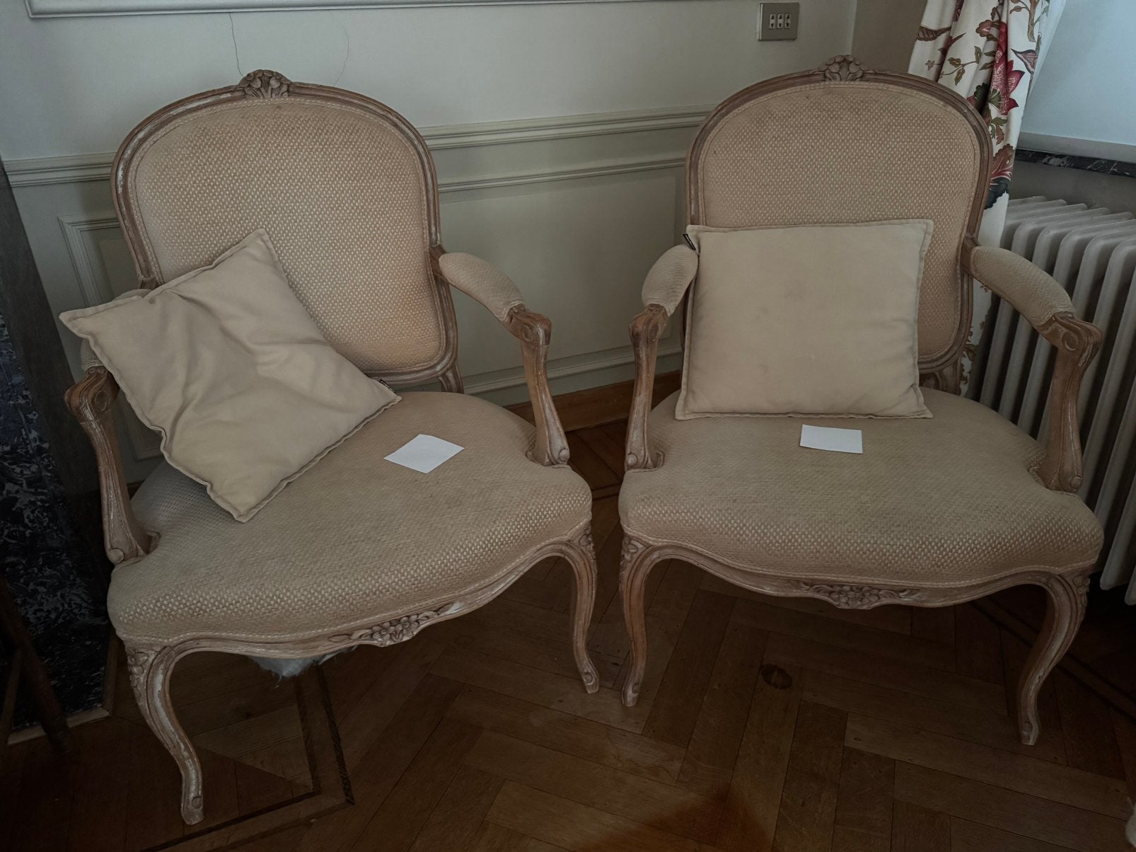 Prachtig paar Louis XV-stijl fauteuils – zeer mooie staat, Antiek en Kunst, Ophalen