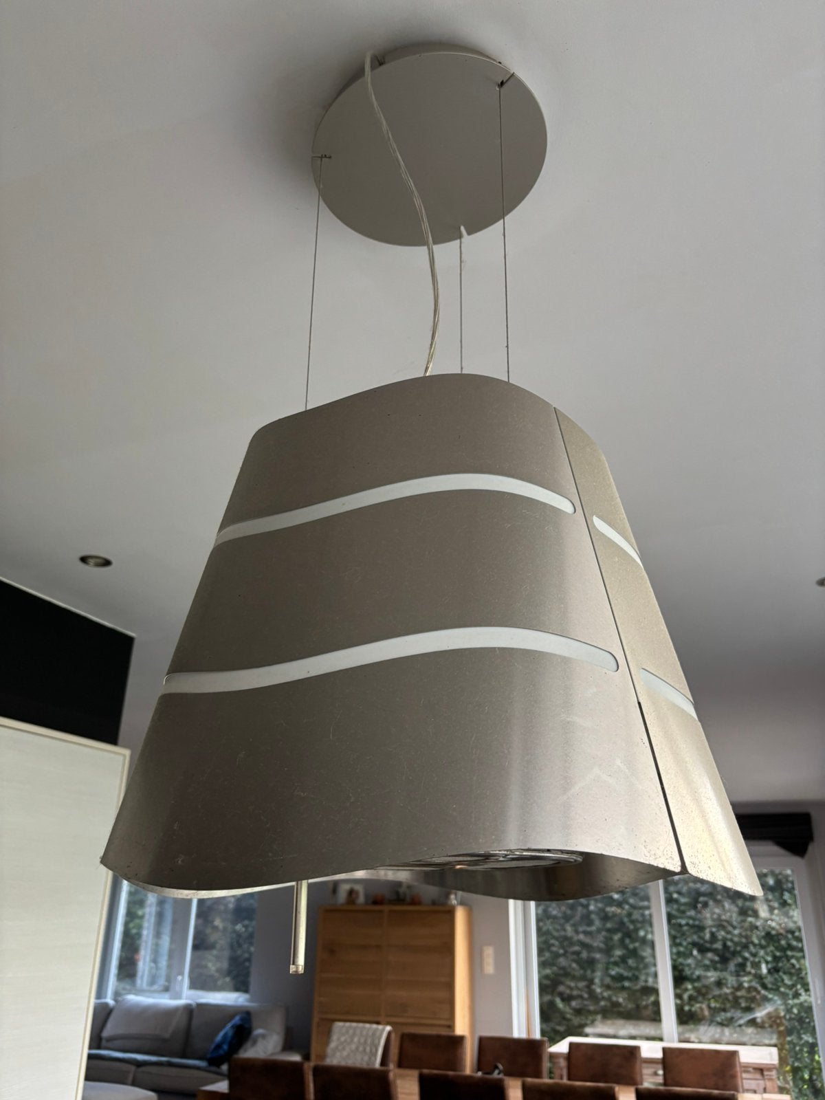 Hotte îlot suspendue Elica Wave IX/F/51, Maison & Meubles, Enlèvement, Comme neuf