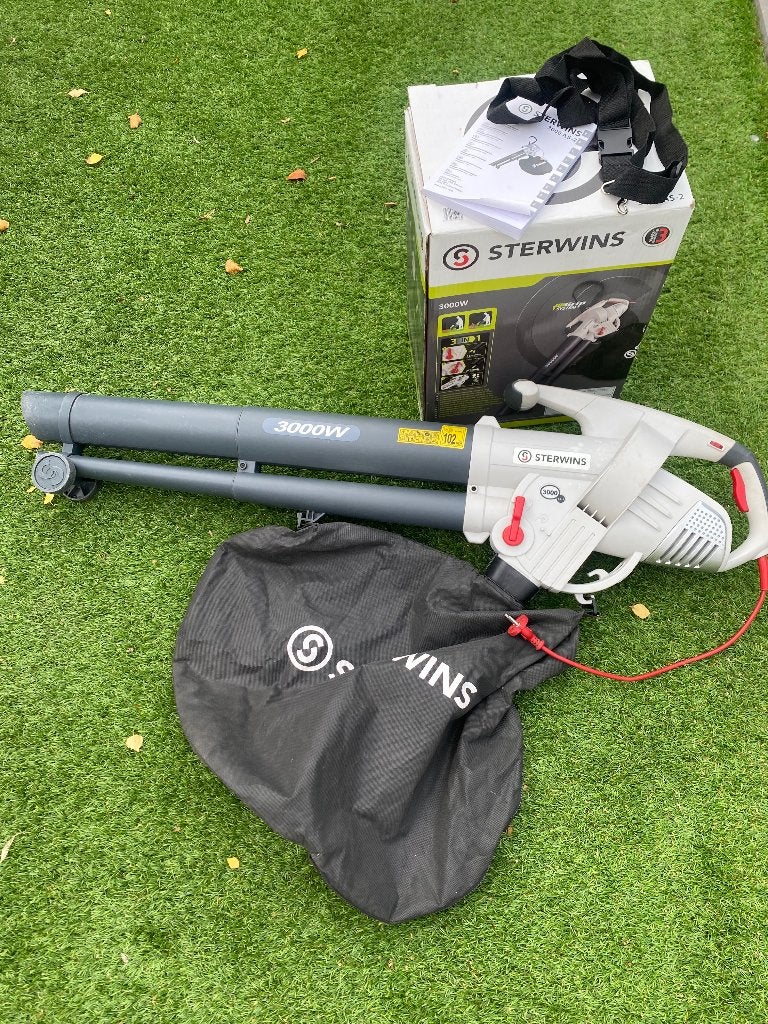 Souffleur/Aspirateur de feuilles Sterwins 3000, Jardin & Terrasse, Électrique, Porté à la main, Sterwins, Enlèvement