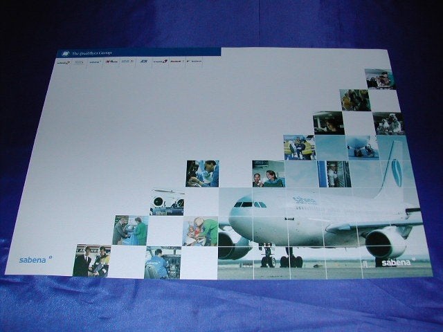 Affiche Sabena Airbus A310 — Départements du groupe, Collections, Enlèvement ou Envoi, Neuf