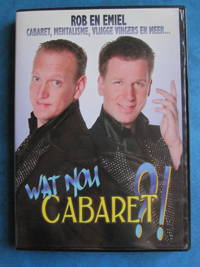 Rob en Emiel - Wat nou cabaret?!, Stand-up of Theatershow, Overige artiesten, Alle leeftijden, Zo goed als nieuw