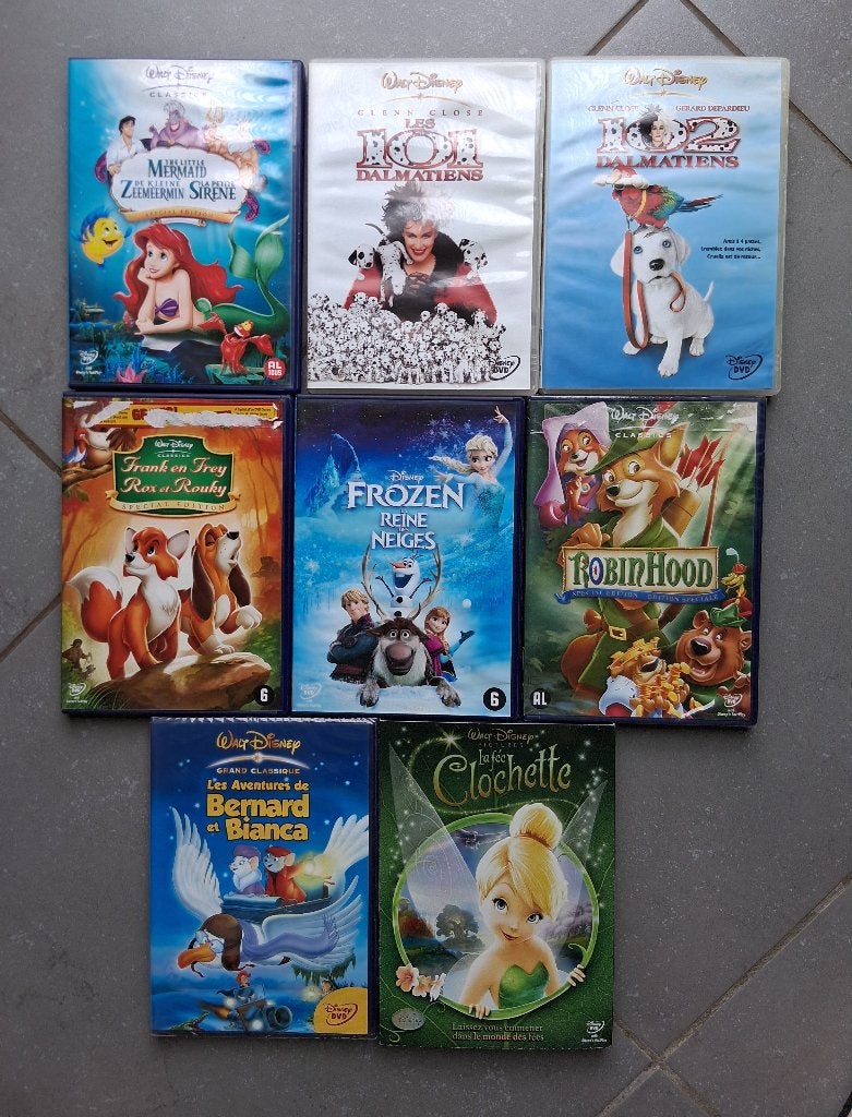 Dvd Disney, Cd's en Dvd's, Dvd's | Tekenfilms en Animatie, Europees, Tekenfilm, Ophalen of Verzenden, Zo goed als nieuw