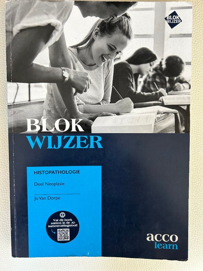 Histopathologie deel Neoplasie blokwijzer Jo Van Dorpe, Livres, Enlèvement ou Envoi, Comme neuf, Autres sciences, Jo Van Dorpe