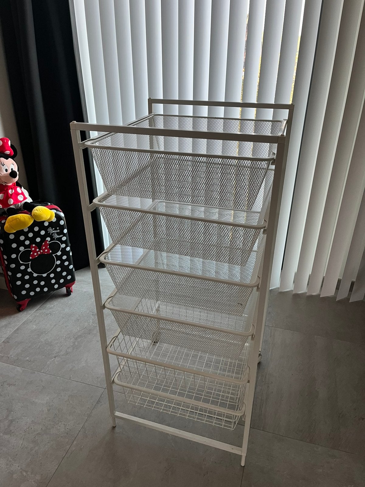 Ikea opbergrek met 6 uitschuifbare draadmanden, Huis en Inrichting, Ophalen, Zo goed als nieuw