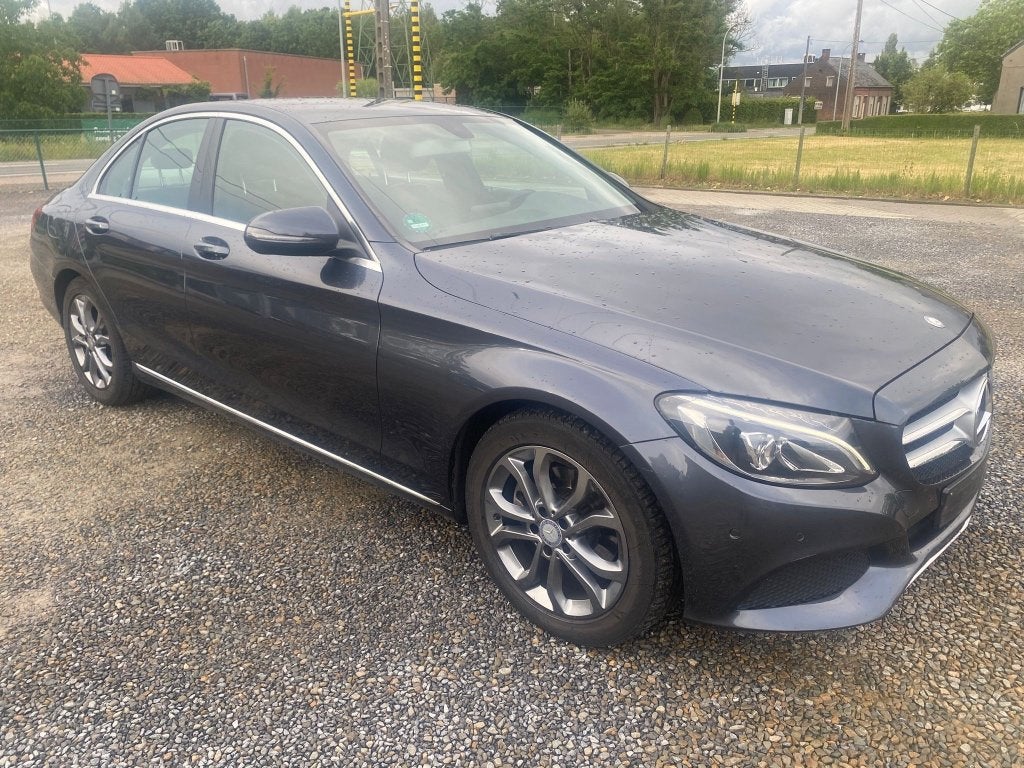 Mercedes C200D Avantgarde, automaat, euro6, 2200cc, 4 deurs, Achterwielaandrijving, Leder en Stof, Bedrijf