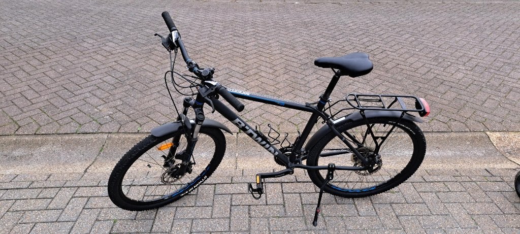 herenfiets, Fietsen en Brommers, Versnellingen, Zo goed als nieuw, Schijfrem, Ophalen