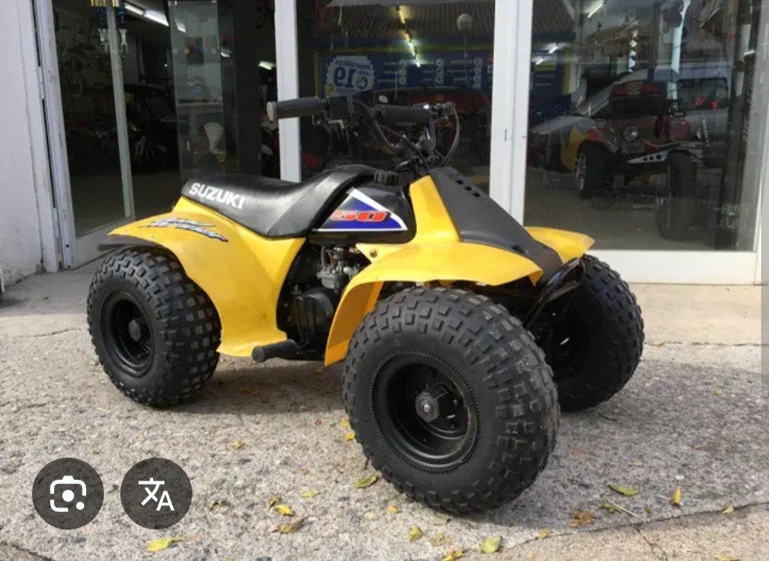 Gezocht onderdelen suzuki lt 50, Motos, Enlèvement