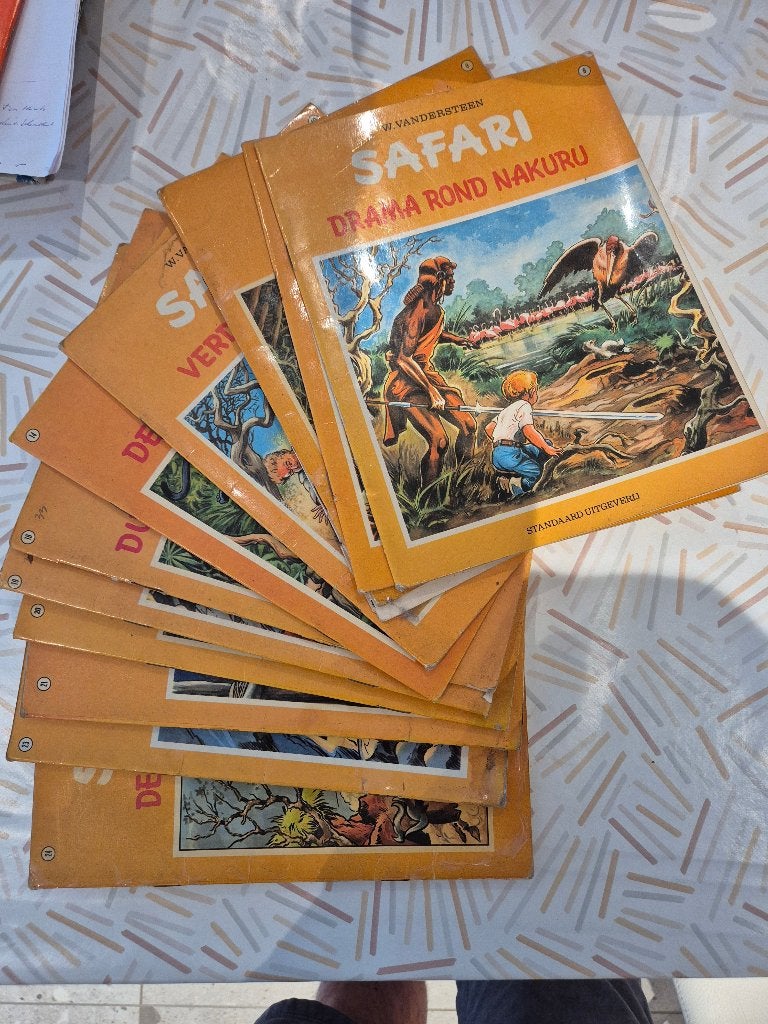 Safari stripboeken, Boeken, Willy Vandersteen, Meerdere stripboeken, Ophalen, Gelezen