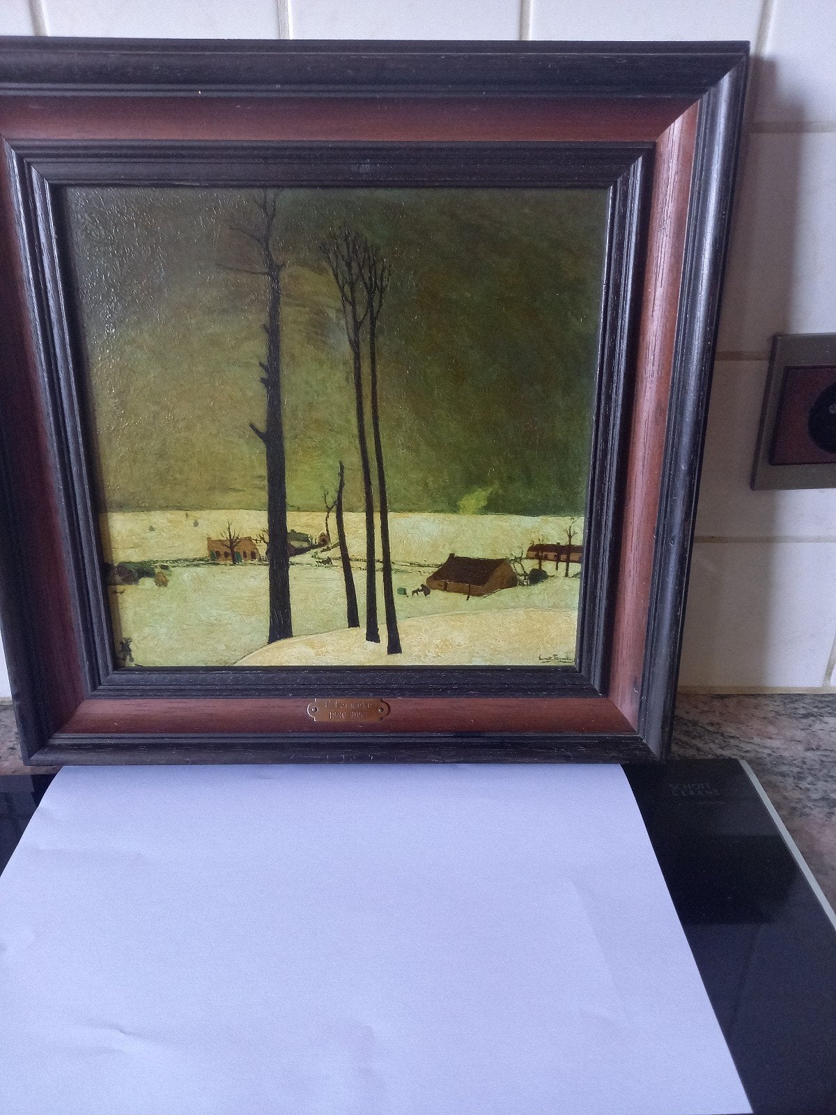 Schilderij op doek getekend permeke, Ophalen, Zo goed als nieuw