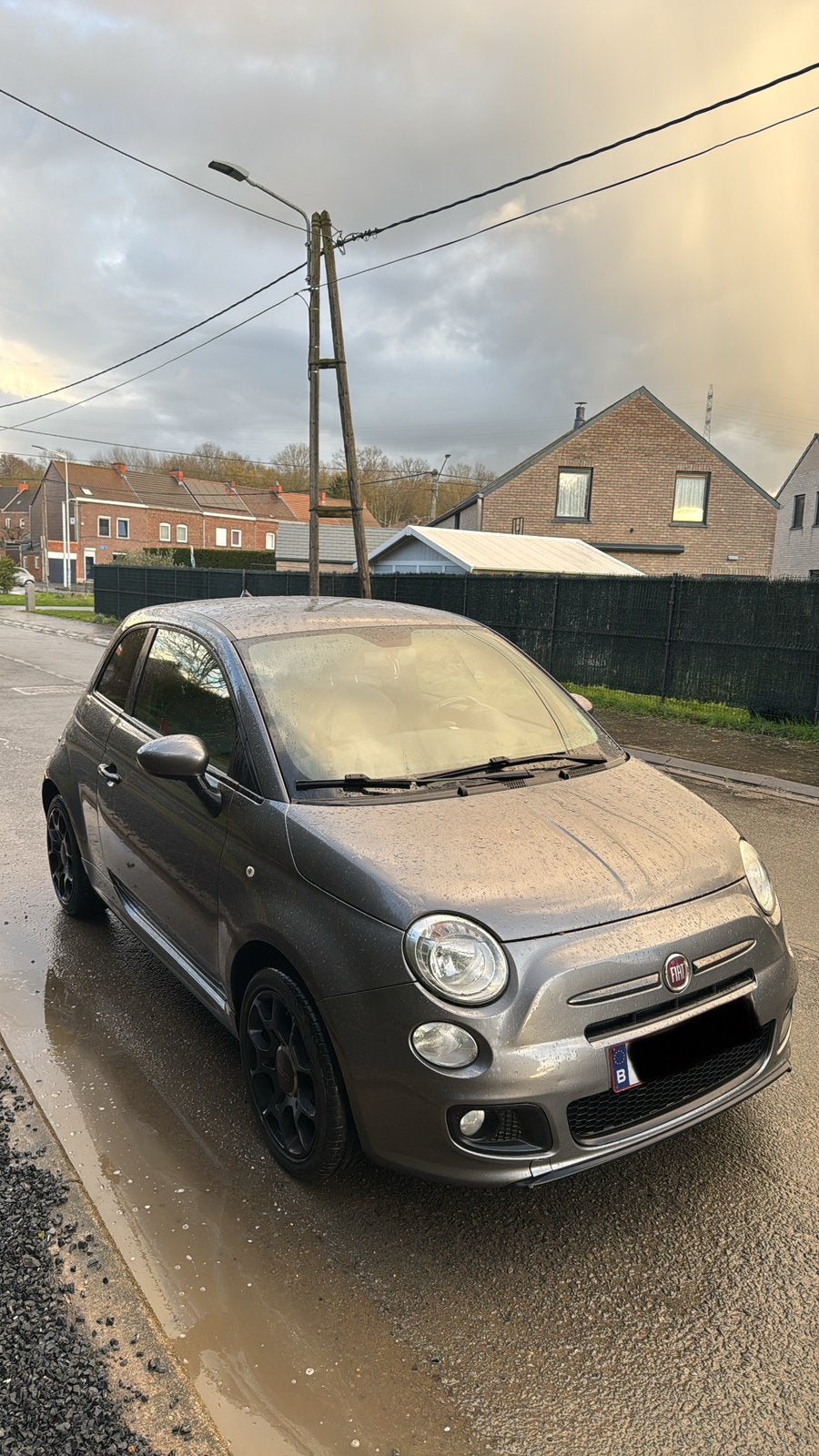 Fiat 500 Sport, Zwart, 4 cilinders, Handgeschakeld, USB