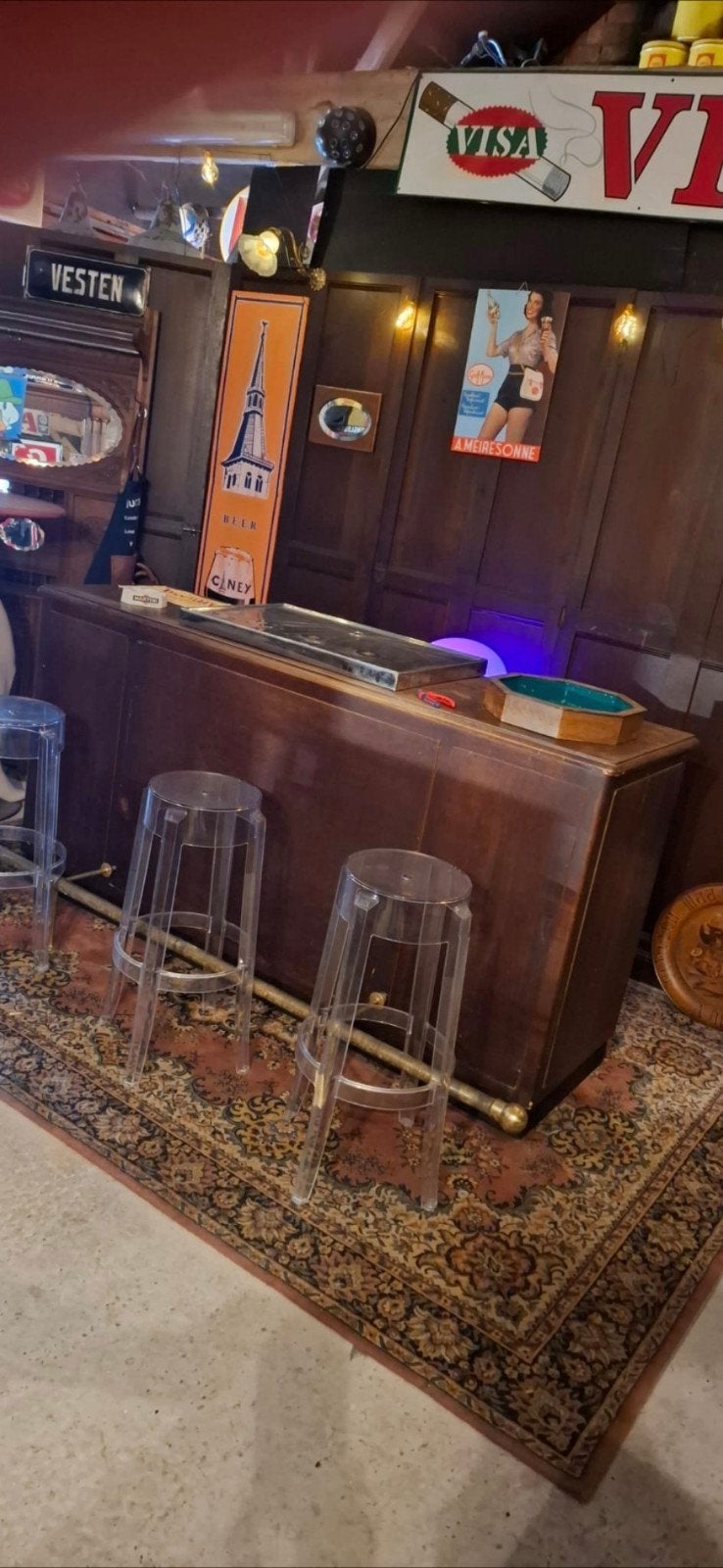 prachtige vintage toog te koop, Ophalen of Verzenden