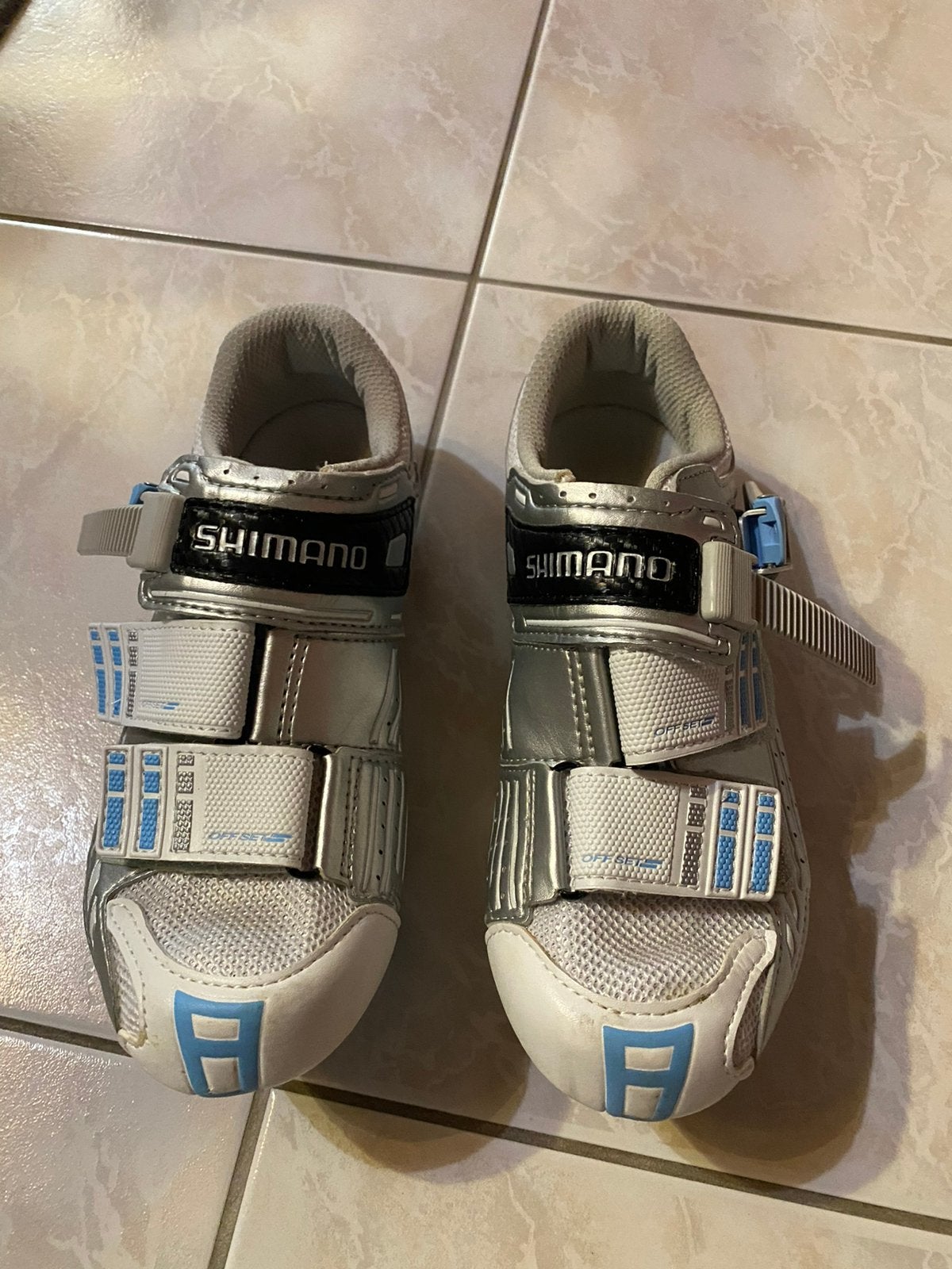 Koersschoenen, Sport en Fitness, Wielrennen, Ophalen, Zo goed als nieuw, Schoenen